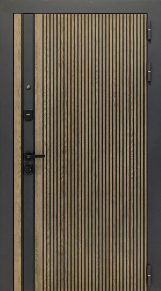 Входная дверь ДвериПРО Росна ПВХ 10мм Астрод веллуто гриджио DPRO228247 внешняя сторона