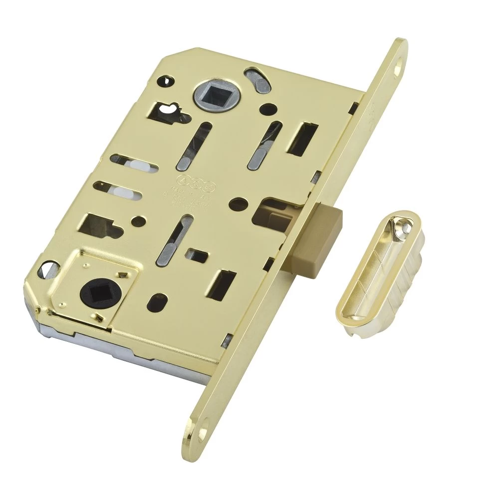 Фото B06102.50.03.640 Защелка врезная WC (лат.) MEDIANA POLARIS с отв. планкой (скин)