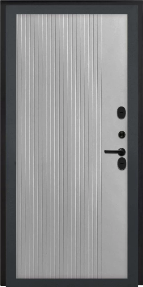 Входная дверь ДвериПРО Модель L-49 ФЛ-790 Velutto Grigio DPRO196826 внутренняя сторона