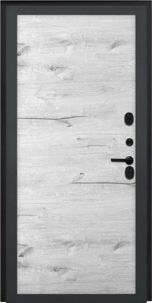 Входная дверь ДвериПРО L Термо Без фрезеровки Дуб арктик горизонт DPRO198255 внутренняя сторона